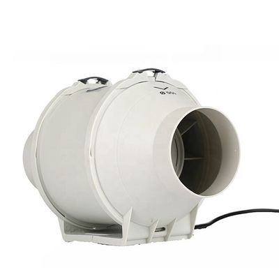 240V SAA Silent 200mm Customaization Hydroponic Black Mixed Flow Wall Mounted Fan