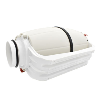 Customized 6 Inch 8 Inch High Temperature Ventilation Inline Duct Fan With Carbon Filter