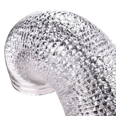 Plastic Mounting 100-315mm SAA Certificate Semi Rigid Flexible Duct for Air Condition