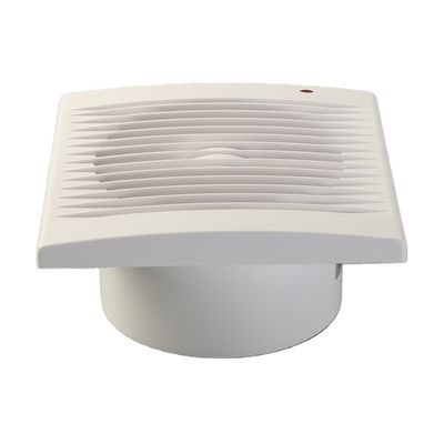 Wall Mounting 6 Inch Plastic Square Ventilation Extractor Fan for Bathroom Kitchen