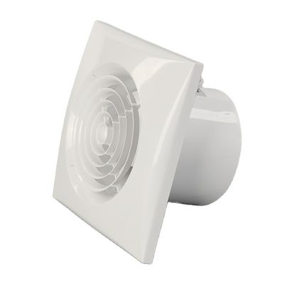 AC Electric 6 Inch Bathroom Wall Mounted Louver Axial Air Extractor Fan in White/Black
