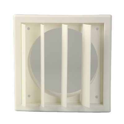 Customized Logo Air Condition Fixed Square Accessories Louvre Grill for Axial Flow Fan