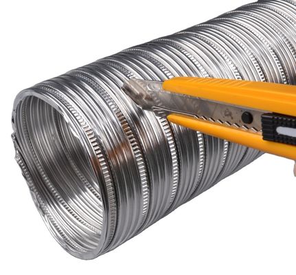 162-252 Air Quantity Semi Rigid Flexible Duct for Air Condition and Axial Flow Fan