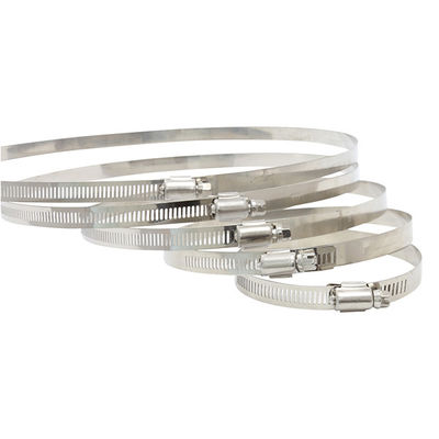 Plastic Apartment 6 Inch Hose Clamp Adjustable 141mm-165mm with 304 Stainless Steel
