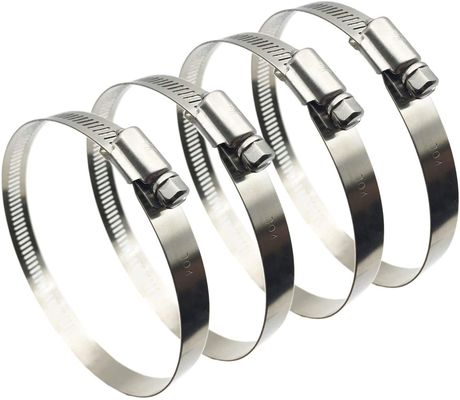 Plastic Apartment 6 Inch Hose Clamp Adjustable 141mm-165mm with 304 Stainless Steel