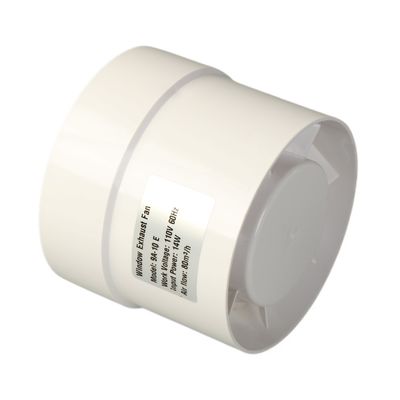 Wall Fan 100mm 200mm Low Noise Intake Inline Duct Fan With EU Plug Mounting Wall Fan