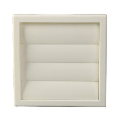 Wall Air Vent Square Tumble Dryer Extractor Fan ABS Vent Louver Outdoor Plastic Air Outlet