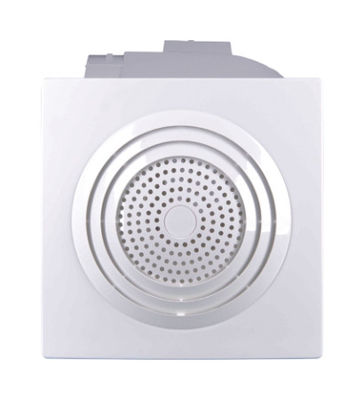 Round Exhaust Silent Ventilation Fans with SAA and CE Certification and White Louvers