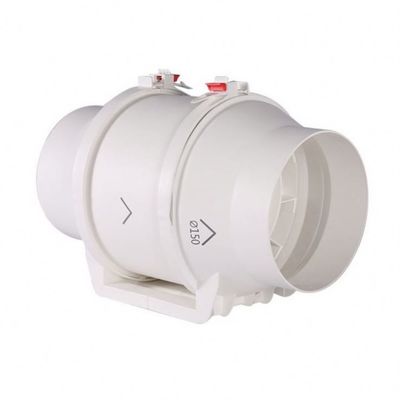 Temperature and Humidity Control AC 6&quot; Inline Duct Fan for Greenhouse 3 Years Mechanical Life