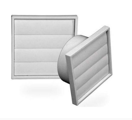 Customized Square Grille for Air Extractor Fan Accessories White Air Extractor Fan