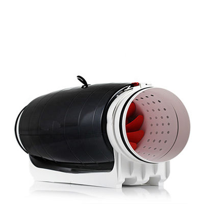 DC Electric Current Type 120V Voltage Silent In Line Axial Extraction Super Plastic Fan