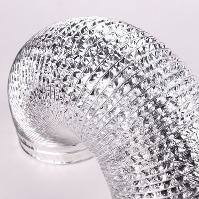 Flexible Plastic Axial Flow Fan Ventilation Hvac System PVC Breathing Spiral Duct Pipe