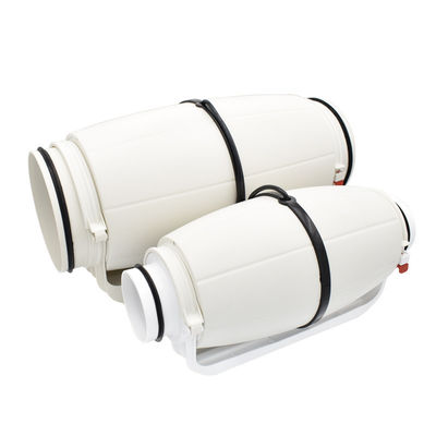 Plastic 4 5 6 8 Inches Low Noise Extractor Axial Mixed Airflow Inline Duct Hydroponic Grow Tent Customization Fan