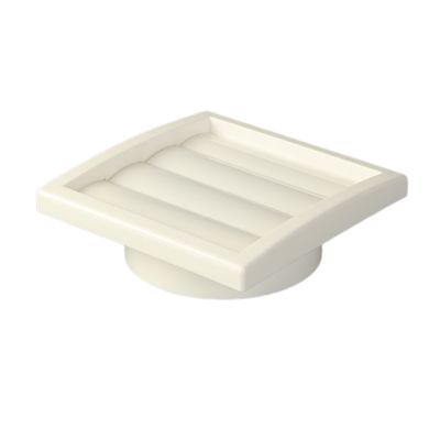 Efficiently Designed 23-65mm White Plastic Eggcrate Exhaust Air Grille for Ventilation
