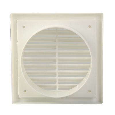 Efficiently Designed 23-65mm White Plastic Eggcrate Exhaust Air Grille for Ventilation