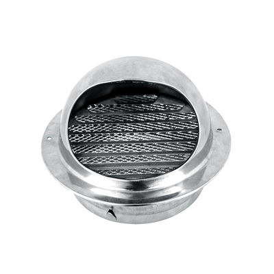 3 Years Mechanical Life Stainless Steel Wall Air Vent Ducting for Customized Support