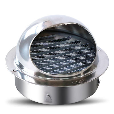 3 Years Mechanical Life Stainless Steel Wall Air Vent Ducting for Customized Support