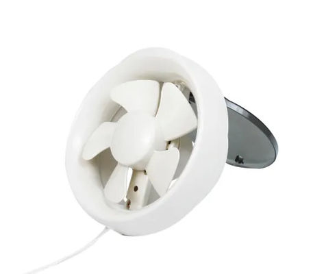 ABS Material 6 Inch Square Wall Mounted Bathroom Ventilation Exhaust Fan For Home