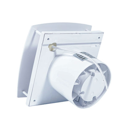 AC Electric Current Type 100mm Axial Flow Fan for Wall Mount in Kitchen and Bathroom