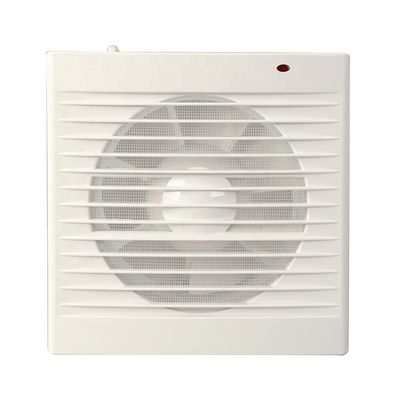 Ultra Quiet 4 Inch Customization Bathroom Ventilating Fan With LED Light In White