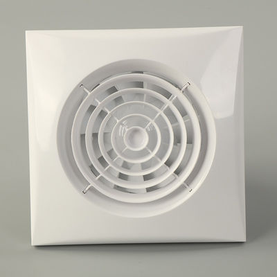 Ultra Quiet 4 Inch Customization Bathroom Ventilating Fan With LED Light In White