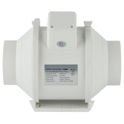 Customized Mass Dust Shroom 8 in Inline Fan with 3 Years Mechanical Life in CE Standard