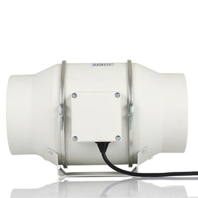 Mechanical Life 3 Years Mixed-Flow 2 Speed Inline Duct Extractor Fan For Hydroponic Growing Systems