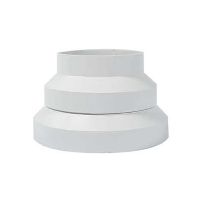 100mm Square Plastic Grill White PP Ducting Ventilation Extract Fan with Insect Nets