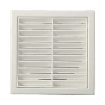Square Hotel ABS Plastic Ceiling Wall Mount Exhaust Fan Outlet Inlet Air Duct Grille