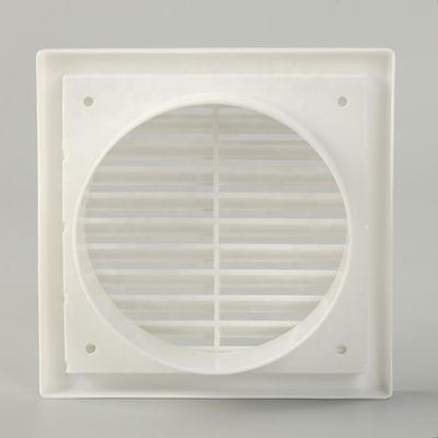 Home Air Circulation Wall Mount Mix Flow Inline Fan with ABS Plastic Round Air Grille