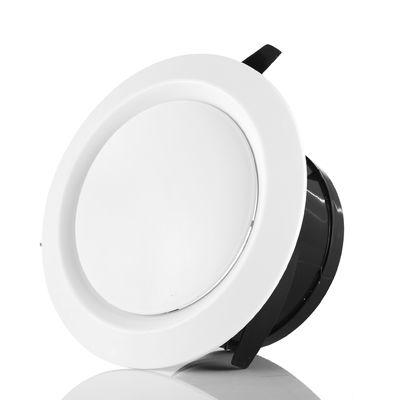 Home Air Circulation Wall Mount Mix Flow Inline Fan with ABS Plastic Round Air Grille