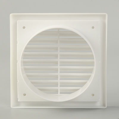 100-200mm Plastic ABS PC Ventilation Electric Air Gravity Fixed Louvre Square Grille