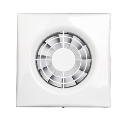 Hotels 120mm High Power Ceiling Mounted Exhaust Fan with LED Light and Customization
