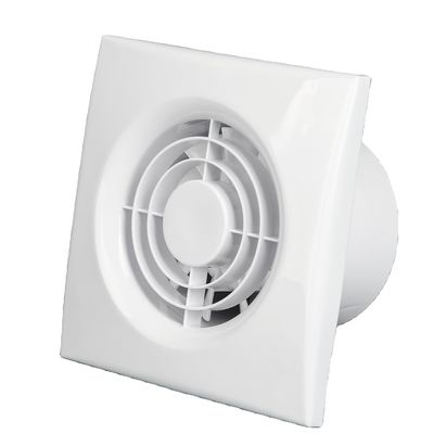 Hotels 120mm High Power Ceiling Mounted Exhaust Fan with LED Light and Customization