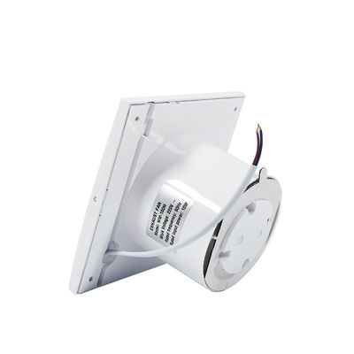Square Bathroom and Kitchen Ventilation Fan with Axial Flow and Wall Mounting Design