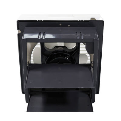 OEM/ODM 6 8 10 12 Plastic Square Wall Mounted Window Shutter Bathroom Exhaust Fan With Louver Net Air Extractor Fan