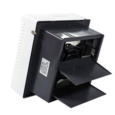 OEM/ODM 6 8 10 12 Plastic Square Wall Mounted Window Shutter Bathroom Exhaust Fan With Louver Net Air Extractor Fan