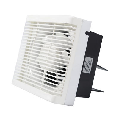 OEM/ODM 6 8 10 12 Plastic Square Wall Mounted Window Shutter Bathroom Exhaust Fan With Louver Net Air Extractor Fan