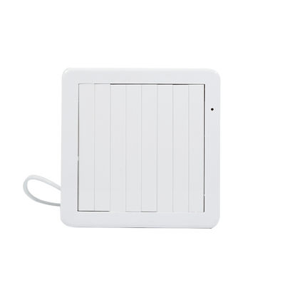 OEM/ODM 6 8 10 12 Plastic Square Wall Mounted Window Shutter Bathroom Exhaust Fan With Louver Net Air Extractor Fan