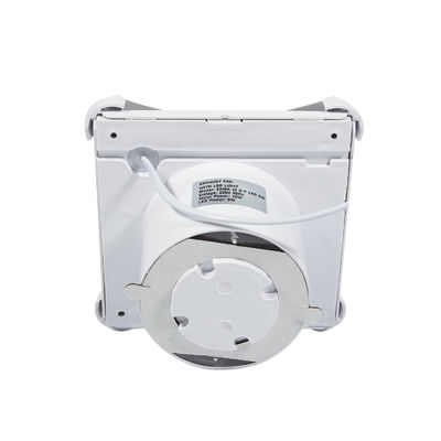White 4 Inch Wall Mounted Round Ventilating Exhaust Fan With Plug For Bathroom Kitchen Window