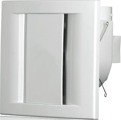 2-12 Inches Black Wall Mounted Kitchen Exhaust Fan with Lighting and Axial Flow Design