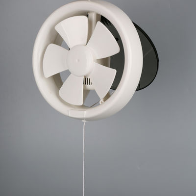 Round Plastic Shutter Glass Window Silent Ventilation Small Round Exhaust Fan Mounted In Home Kitchen Bathroom
