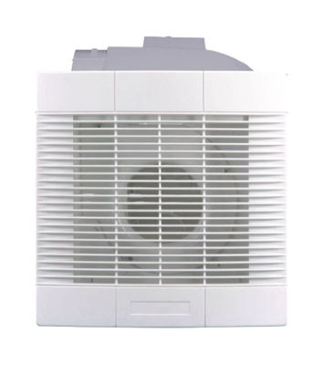 8 Inch Silent Plastic Square Bathroom Ultra Quiet Ventilation Fan with LED Light Ceiling Mounted Exhaust Fan Air Extract