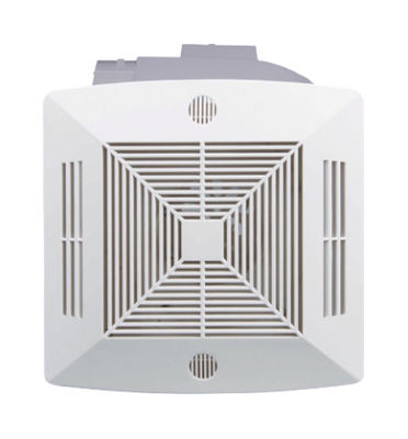 8 Inch Silent Plastic Square Bathroom Ultra Quiet Ventilation Fan with LED Light Ceiling Mounted Exhaust Fan Air Extract