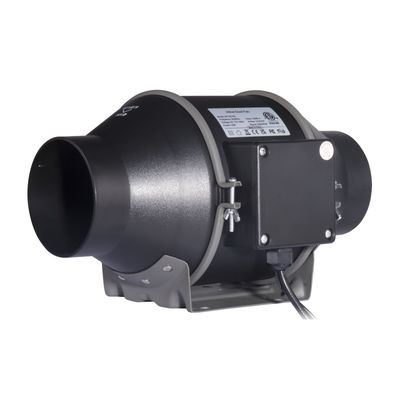 100~240V Low Noise 4 inch 100mm In-line Duct Fan with Speed Controller For Hydroponic Ventilation Fan