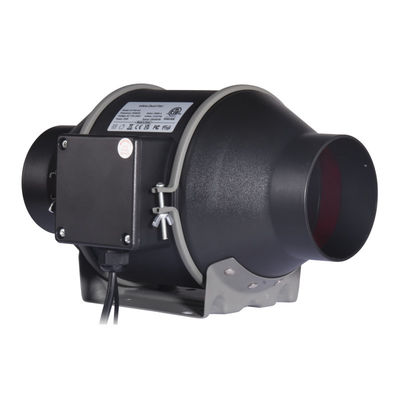 100~240V Low Noise 4 inch 100mm In-line Duct Fan with Speed Controller For Hydroponic Ventilation Fan
