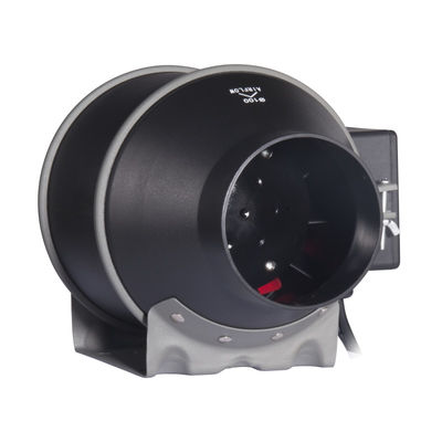 100~240V Low Noise 4 inch 100mm In-line Duct Fan with Speed Controller For Hydroponic Ventilation Fan
