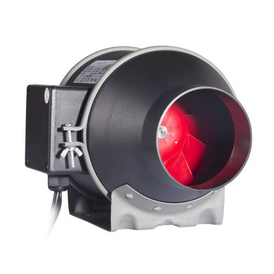 100~240V Low Noise 4 inch 100mm In-line Duct Fan with Speed Controller For Hydroponic Ventilation Fan