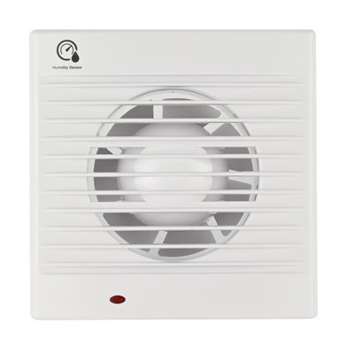 Customized Logo Brand 5 INCH Customization Electric Low Noise Mini Bathroom Air Exhaust Fan with Humidity Sensor
