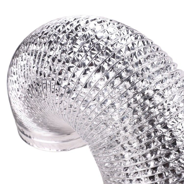 Plastic Mounting 100-315mm SAA Certificate Semi Rigid Flexible Duct for Air Condition